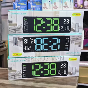 Large Screen Alarm Clock Simple LED Desktop Clock