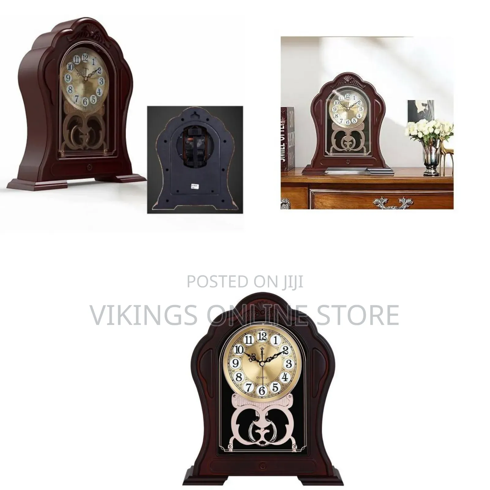Living Room Mantel Clocks, Office Home Battery Operated