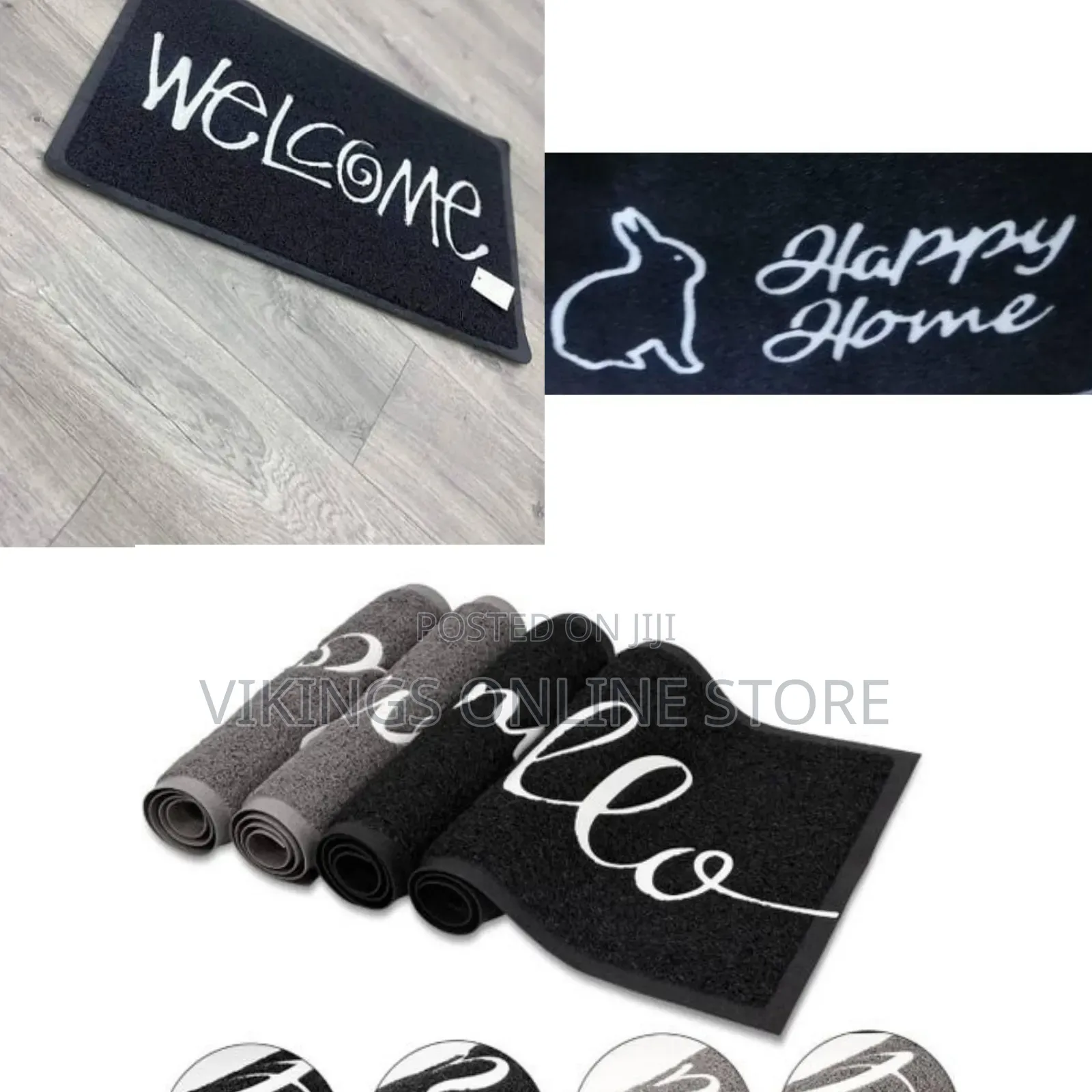 Door Mat Outdoor Indoor Hello Doormat, 30"x17.5", Durable Floor Mat
