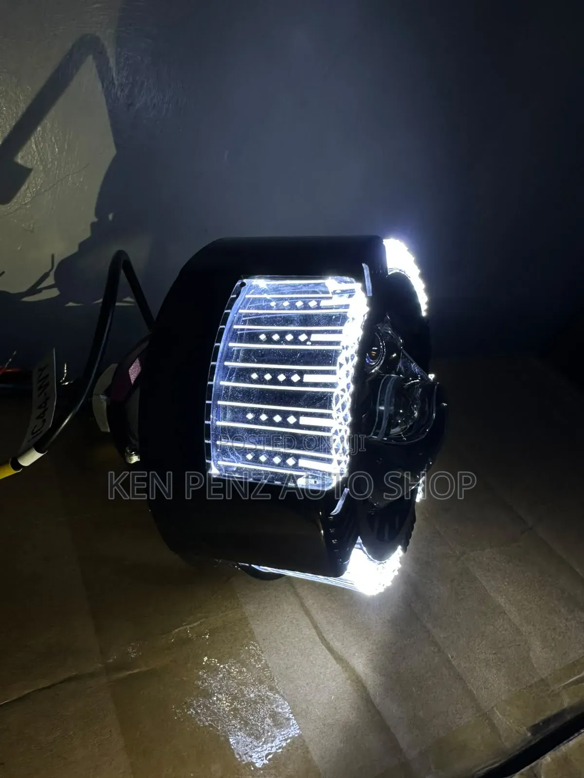 5D Crystal LED Angel Eye Light Projector