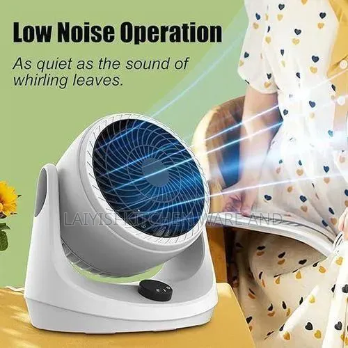 Fan, Adjustable Tilt Quiet Low Noise 2 Speed for Whole Room Home