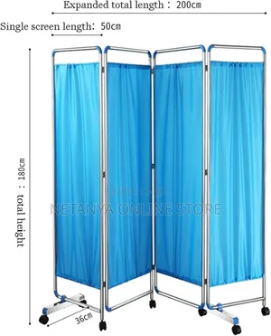 4 Panel Medical Privacy Ward Screen Stand