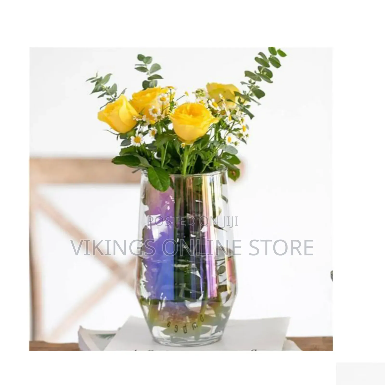 Flower Glass Vase for Decor Home Handmade Modern Large Flower Vases