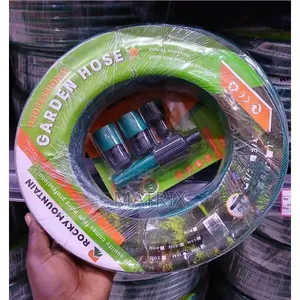 Garden Horse Pipe (Half Inch) With High Pressure Nozzle Kit