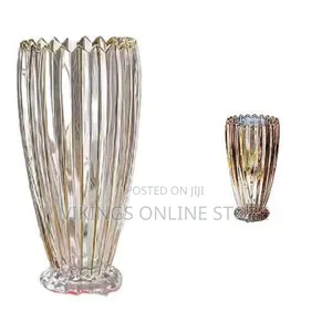 Wide Mouth Rose Lily Fresh Flowers Decorative Glass Vase Thickened