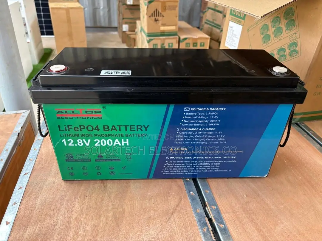 ALLTOP 12.8V 200Ah 2.56kWh LiFePO4 Lithium Battery