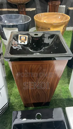 One Piece Pedestal Sink