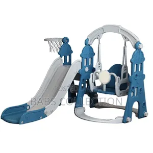Kids Playground and Portable Slides With the Swing