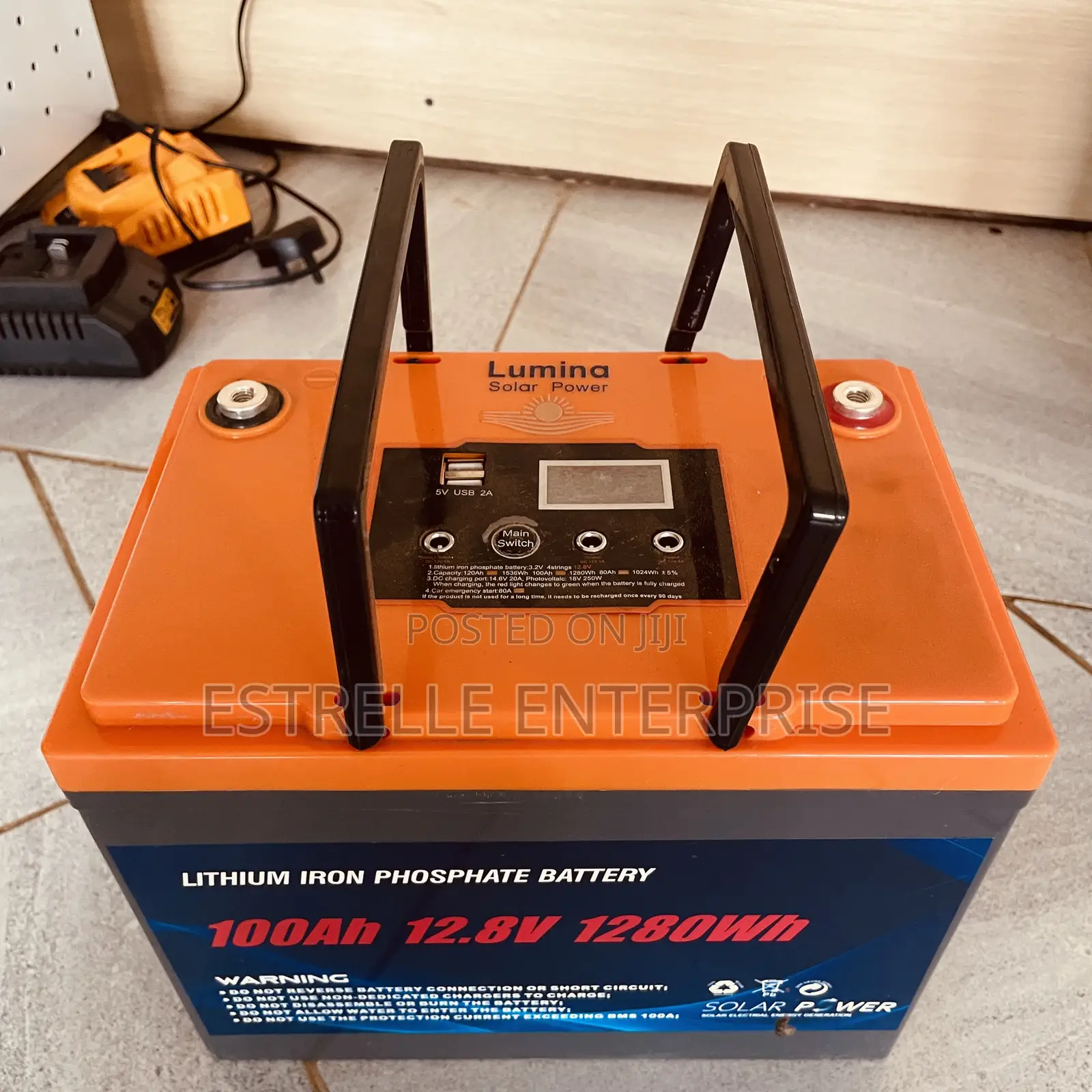 100Ah LifePO4 Lithium Battery 1.28KWh