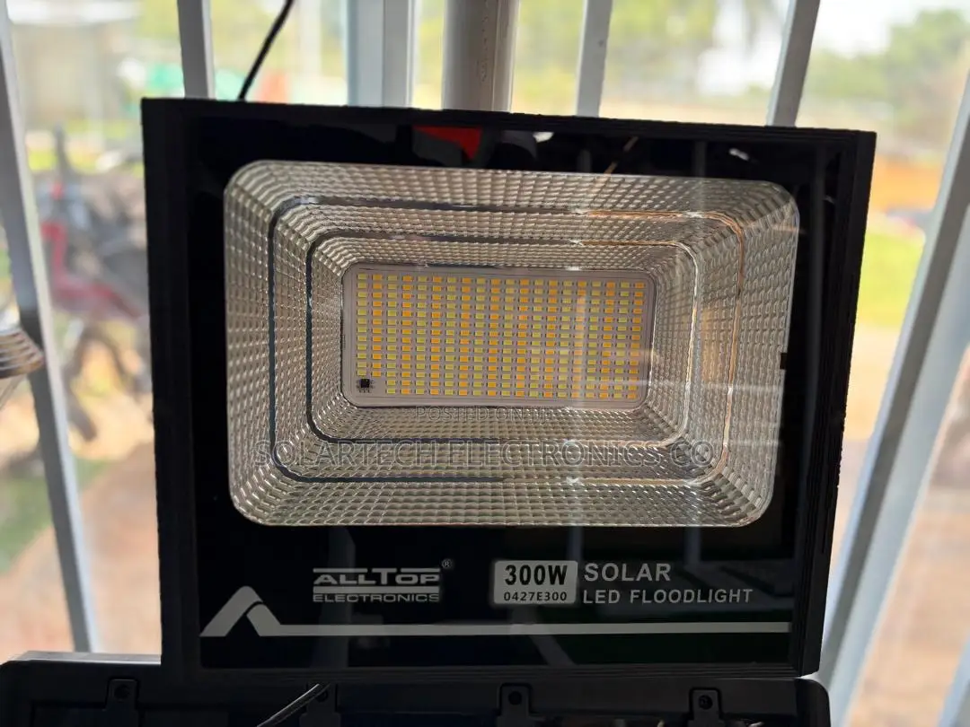 ALLTOP 300W Solar LED Flood Light – 3 Years Warranty