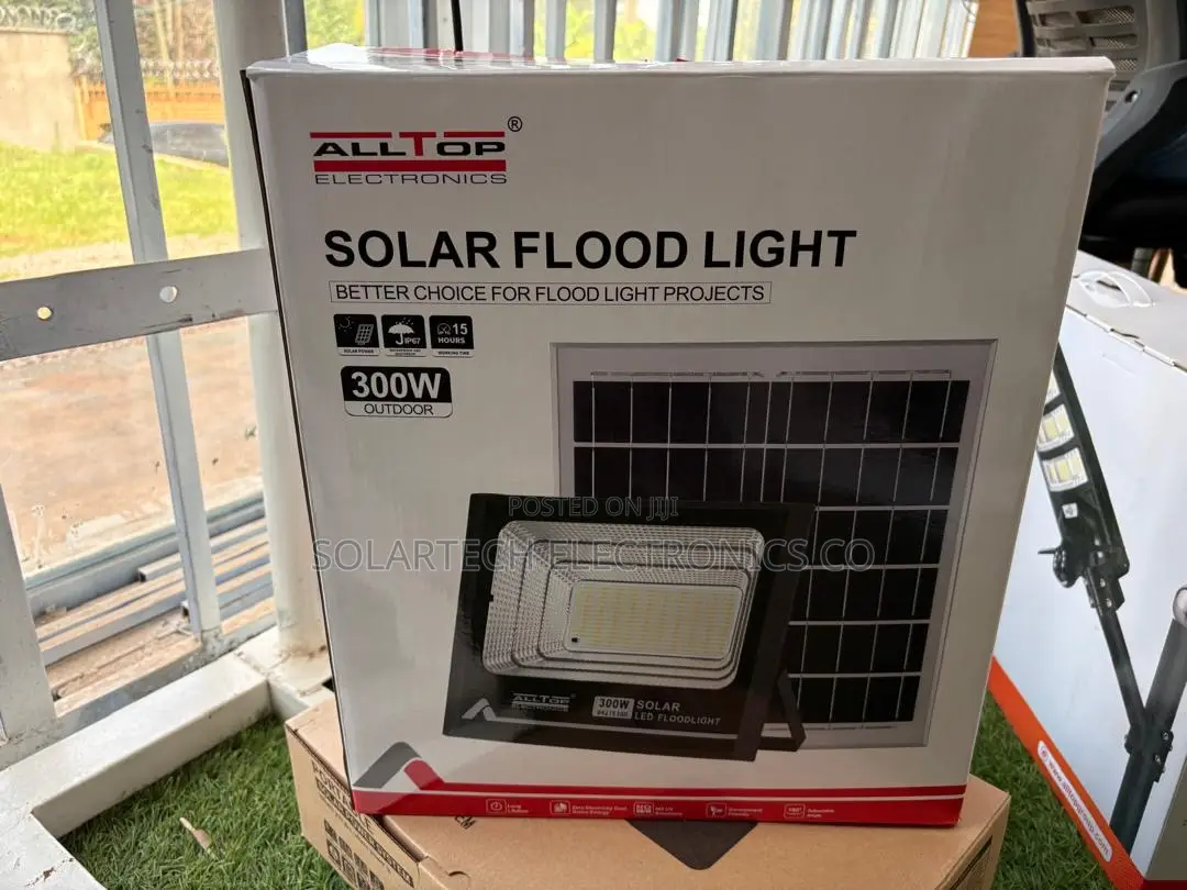 Brand New ALLTOP 300W Outdoor Solar Flood Light With Remote Control