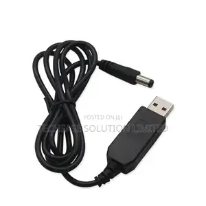 USB to 12V DC Converter Cable 1A for Routers CCTV, 1M Black