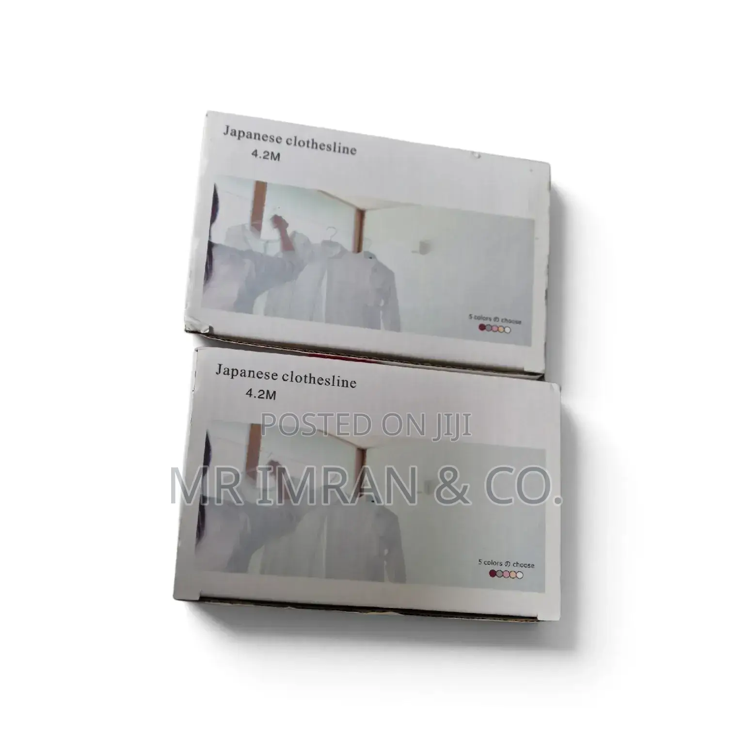 4.2-Meter Wall-Mounted Retractable Indoor Clothesline