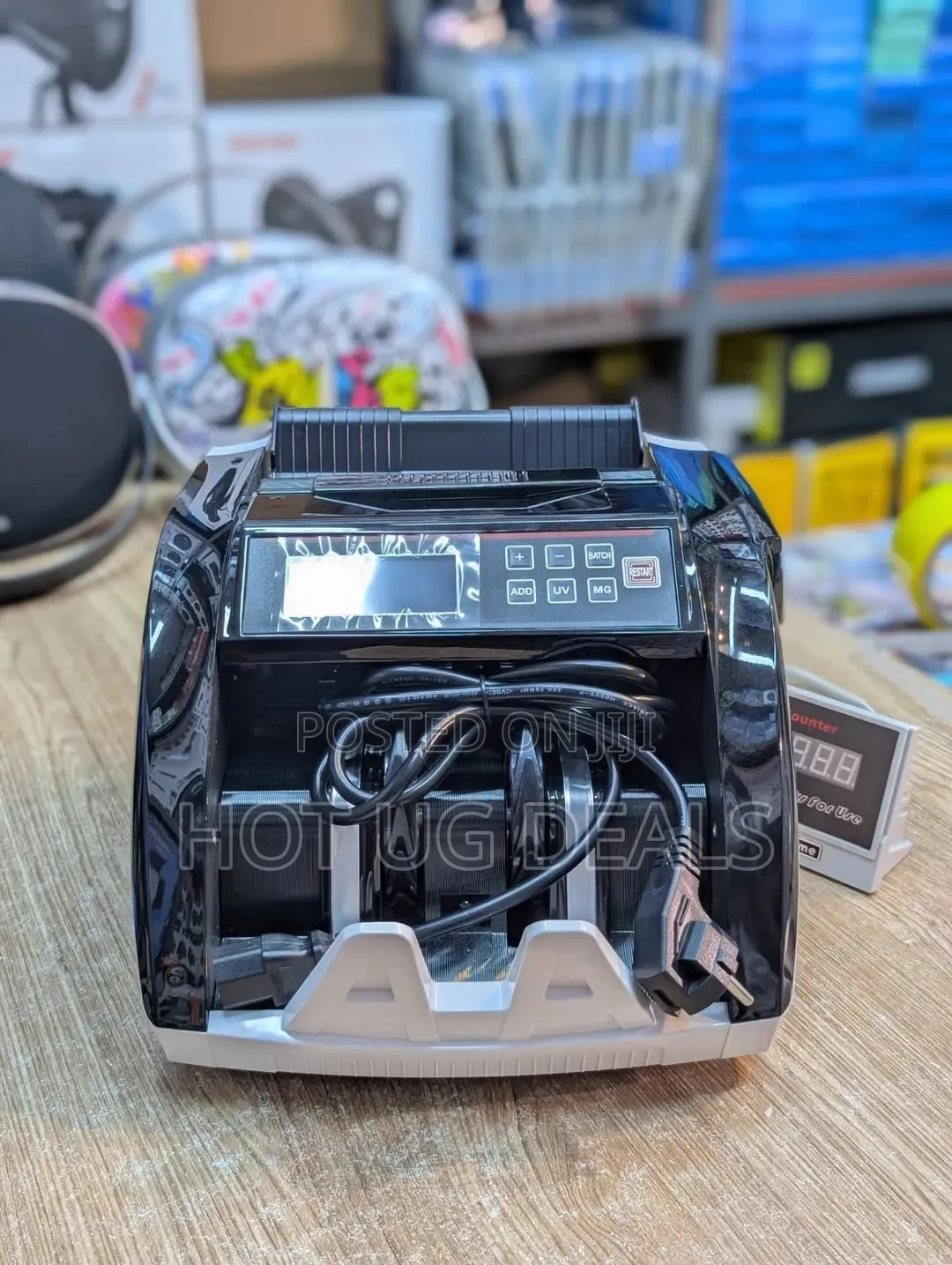Multi-Currency Money Counting Machine With Batching Adding Features