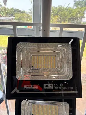 ALLTOP 200W Solar Flood Light With Long Backup Panel 4 Charging
