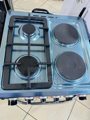 Roch 2gas 2electric Plate Cooker (50by50)cm With Electric Oven