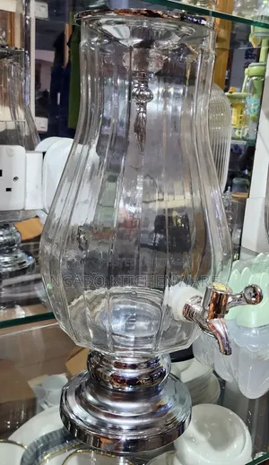 Glass Water Juice Dispenser