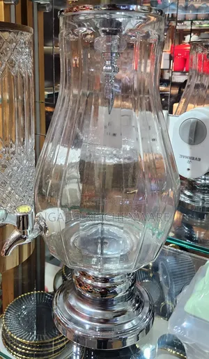 Glass Water Juice Dispenser