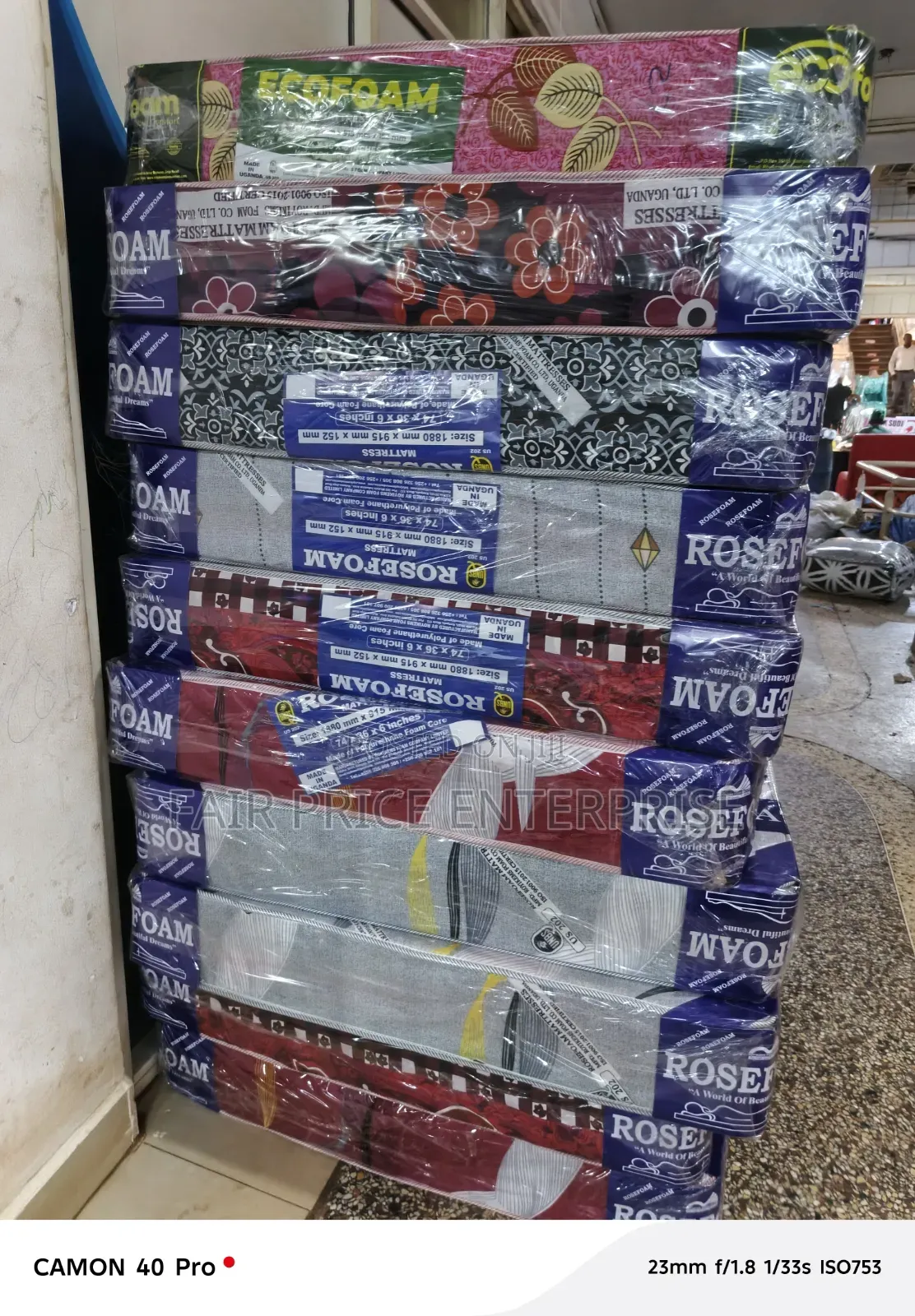 3x6 by 4 Inche. Rosefoam Mattress. Super Density Mattresses