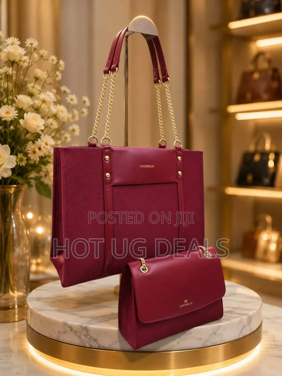 CHRISBELLA 2-Piece Luxury Handbag Set