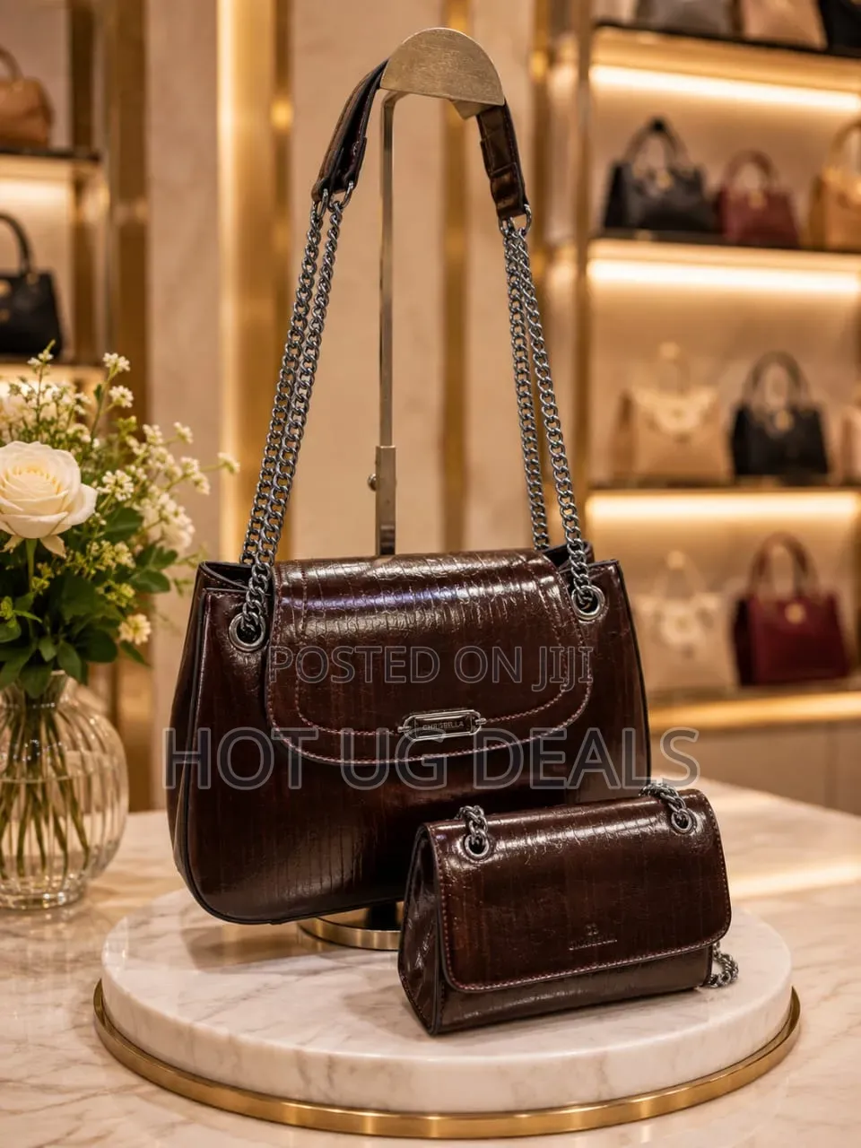 CHRISBELLA 2-Piece Shoulder Bag Crossbody Wallet - Color Varies