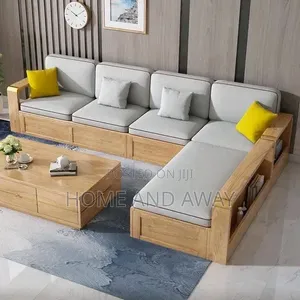 Chairs/Wooden L African Sofa Chairs in Any Colour