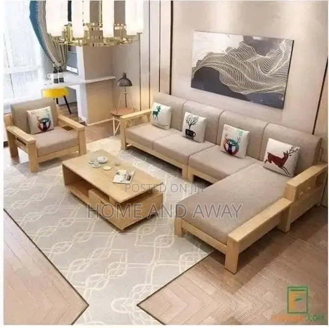 Chairs/Wooden L African Sofa Chairs in Any Colour