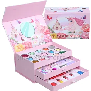 Shadow Nail Polish Lip Stick Girl Toy Toxic Beautiful Kid Makeup Kit