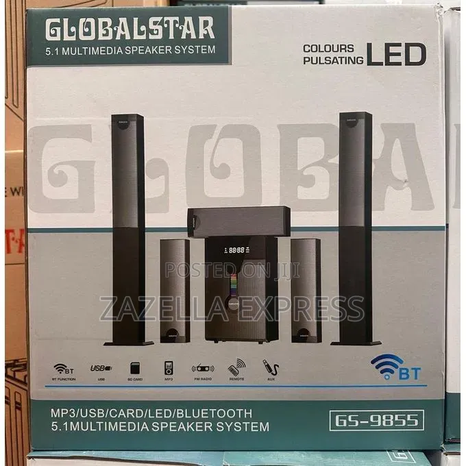 Global Star 5.1CH Soubd System Woofer,Hometheatre