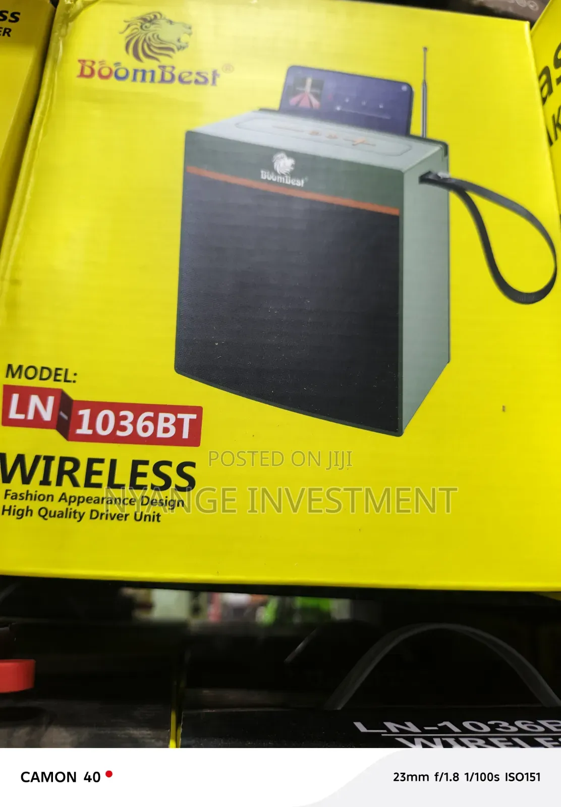 BoomBest LN-1036BT Wireless Speaker.