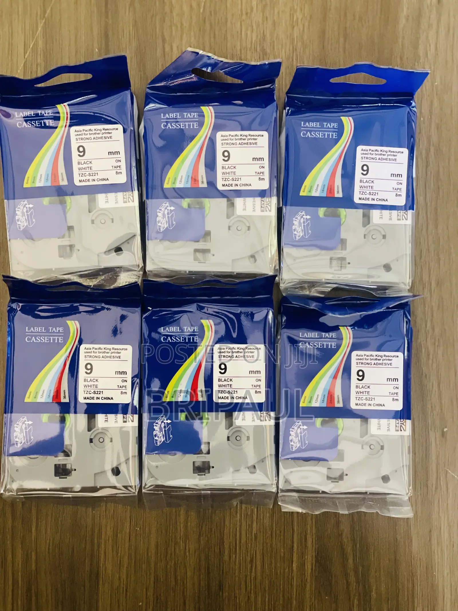 Label Tale Cassette 9mm