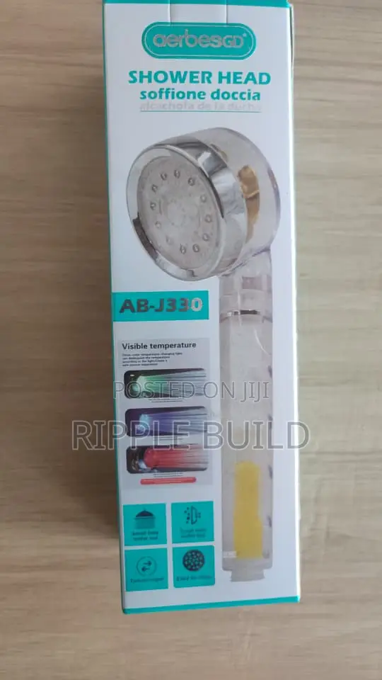 Aerbes Turbo Fan Filter Shower Head With Temperature Sensor AB-J330