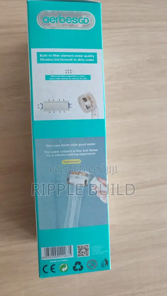 Aerbes Turbo Fan Filter Shower Head With Temperature Sensor AB-J330