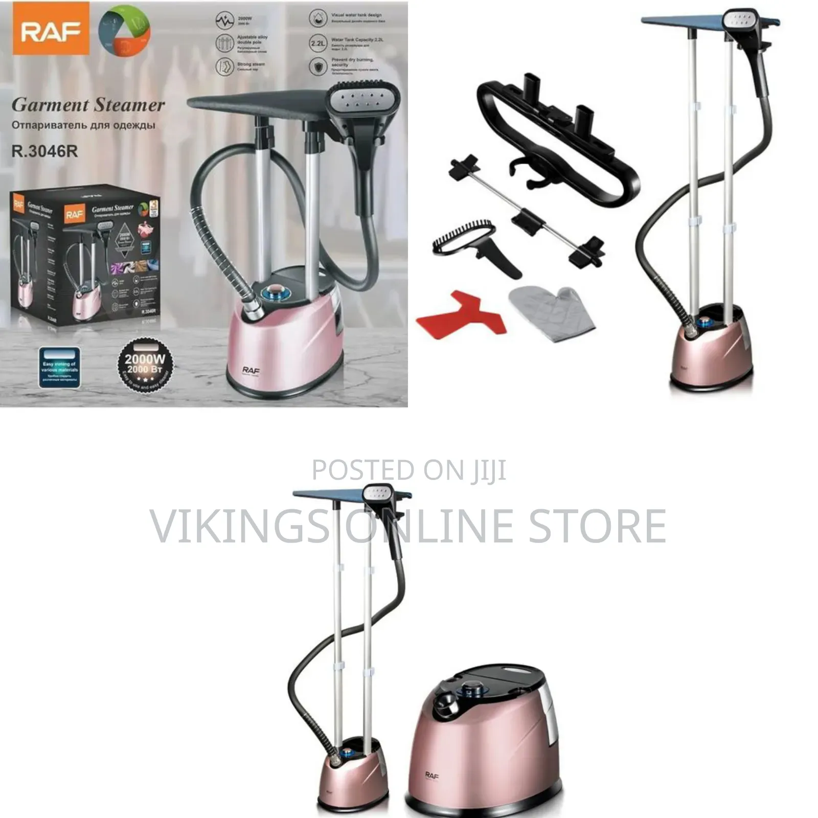 Professional Ironing Equipment 2000W Commercial Adjustable Vertical