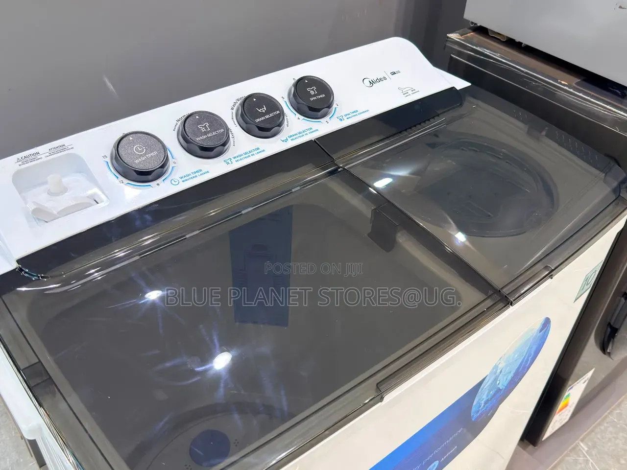 MIDEA 10kgs Semi Automatic Twin Tub Washing Machines \\ MT100W100/W.
