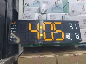 Led Digital Wall Clock With Remote