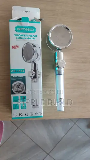 Aerbes High Pressure Turbo Filter Shower Head With Water Stop AB-J332