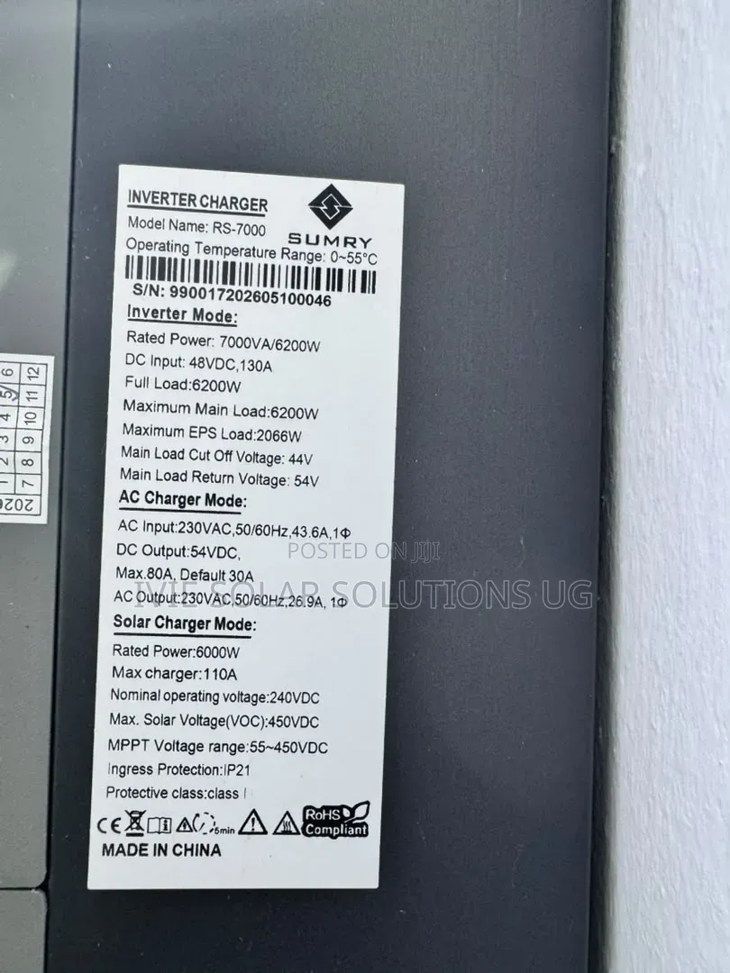 7kva Sumry Hybrid Inverter