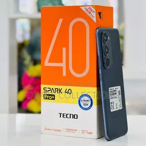 New Tecno Spark 40 Pro+ 256 GB Black