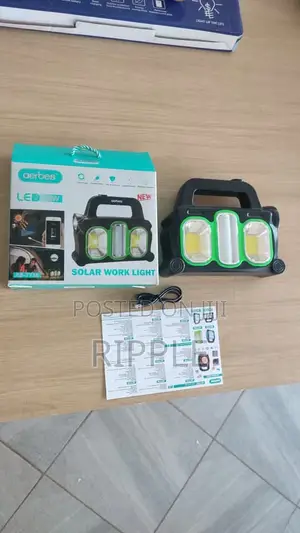 Aerbes 30W Solar Rechargeable Work Light AB-TY38