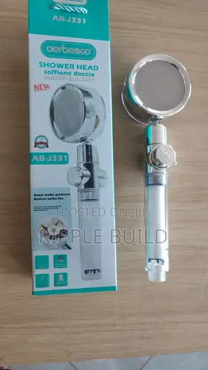 Aerbes Turbo Fan Filter Shower Head With Stop Button AB-J331