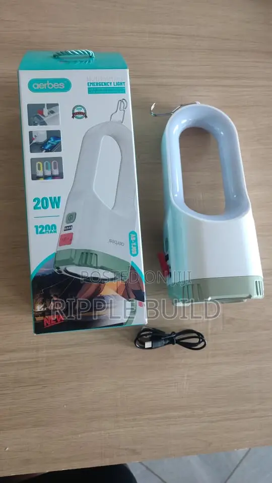 Aerbes 20W Rechargeable Emergency Camping Light With RGB AB-YJ69