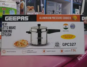 Geepas Aluminium Pressure Cooker/7.5l Pressure Cooker