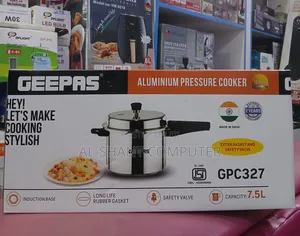 Geepas Aluminium Pressure Cooker/7.5l Pressure Cooker