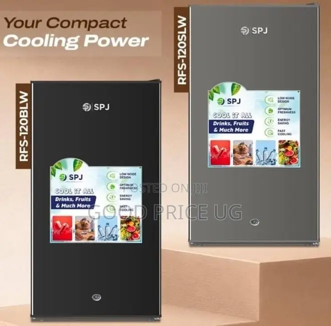 SPJ 120-Liter Single-Door Mini Refrigerator.