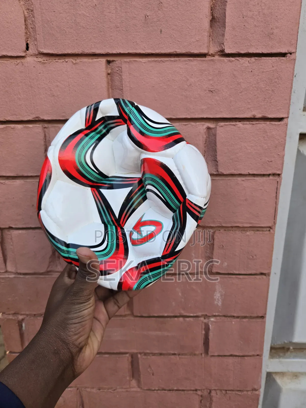 Official Size 5 Soccer Ball - Match Quality – Hand-Stitched With Tube