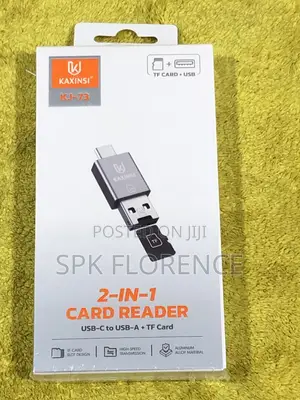 USB-C+USB-A +TF Card Reader 2in1