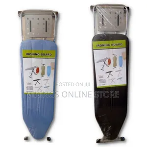 48*15 Inches Foldable Ironing Board With Aluminum Stands- Multicolors