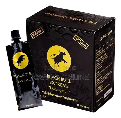 Black Bull Extreme Turbo "Dont Quit" Men's Sex Libido Honey (1 Sachet)