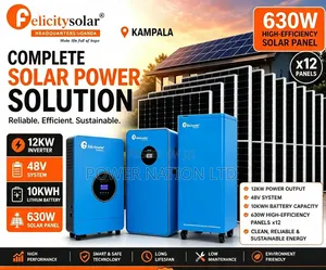 10kwh 12kva 48v Felicity Complete Solar System